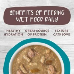 Weruva Classic Cat Stew's Clues Turkey, Chicken & Salmon In Gravy Stew Wet Canned Cat Food -PurePet Bites Shop 178203 PT5. AC SS1800 V1672328216