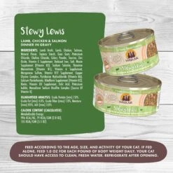 Weruva Classic Cat Stewy Lewis Lamb, Chicken & Salmon In Gravy Stew Canned Cat Food 13 Weruva Classic Cat Stewy Lewis Lamb, Chicken & Salmon In Gravy Stew Canned Cat Food -PurePet Bites Shop 178206 PT3. AC SS1800 V1672265115