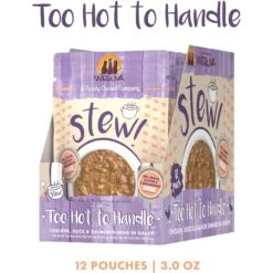Weruva Classic Cat Too Hot To Handle Chicken, Duck & Salmon In Gravy Stew Cat Food Pouches 12 Weruva Classic Cat Too Hot To Handle Chicken, Duck & Salmon In Gravy Stew Cat Food Pouches -PurePet Bites Shop 178213 PT1. AC SS1800 V1672328228