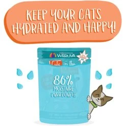 Weruva Cats In The Kitchen Cat Times At Fridgemont With Duck & Tuna Grain-Free Cat Food Pouches -PurePet Bites Shop 178265 PT4. AC SS1800 V1672254909