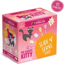 Weruva Cats In The Kitchen The Karate Kitty With Beef & Salmon Grain-Free Cat Food Pouches -PurePet Bites Shop 178267 PT1. AC SS1800 V1672254971