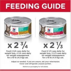 Hill's Science Diet Adult Perfect Weight Vegetable & Chicken & Liver & Chicken Variety Pack Canned Cat Food -PurePet Bites Shop 181105 PT8. AC SS1800 V1609372961