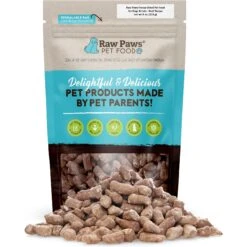 PurePet Bites Shop 50 Raw Paws All Natural Freeze-Dried Grass-Fed Beef Recipe Dog & Cat Treats