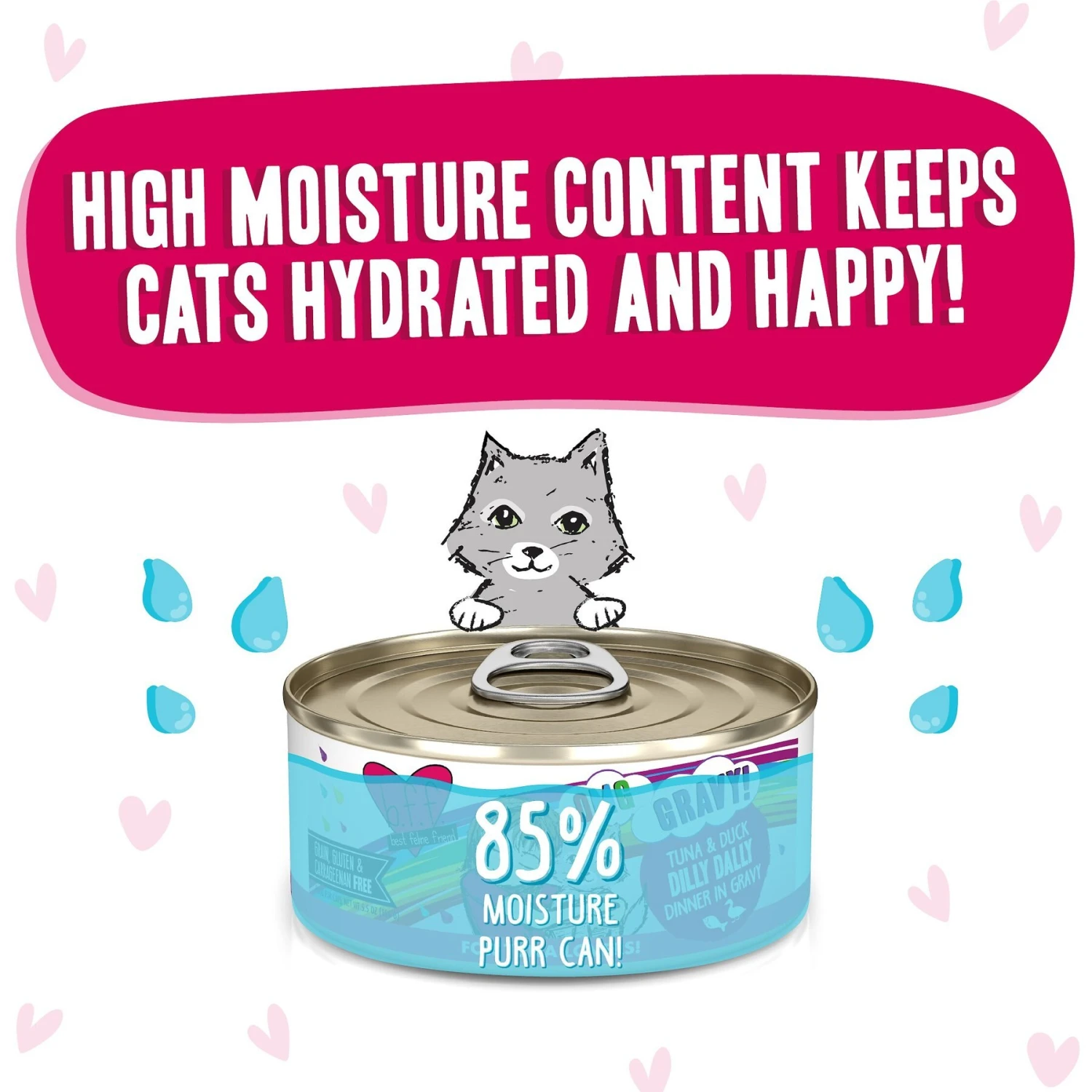 BFF OMG Dilly Dally! Tuna & Duck Flavor Wet Canned Cat Food 6 BFF OMG Dilly Dally! Tuna & Duck Flavor Wet Canned Cat Food - Image 4