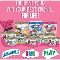 BFF OMG Dilly Dally! Tuna & Duck Flavor Wet Canned Cat Food 15 BFF OMG Dilly Dally! Tuna & Duck Flavor Wet Canned Cat Food -PurePet Bites Shop 182247 PT4. AC SS1800 V1647913945