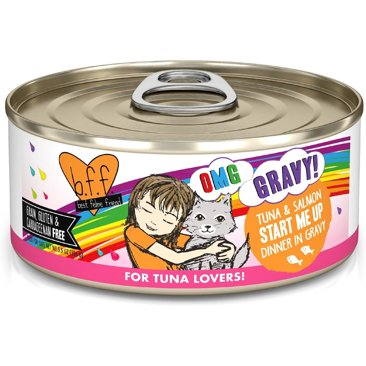 BFF OMG Start Me Up! Tuna & Salmon Flavor Wet Canned Cat Food 3 BFF OMG Start Me Up! Tuna & Salmon Flavor Wet Canned Cat Food