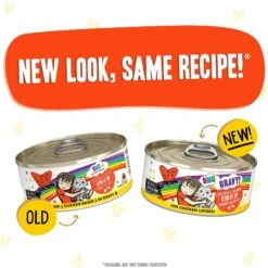 BFF OMG Stir It Up! Chicken & Salmon In Gravy Wet Canned Cat Food -PurePet Bites Shop 182267 PT8. AC SS1800 V1647906141