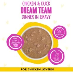 BFF OMG Dream Team! Chicken & Duck In Gravy Wet Canned Cat Food -PurePet Bites Shop 182271 PT2. AC SS1800 V1647914831
