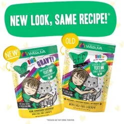 BFF OMG Text Me! Chicken & Turkey In Gravy Wet Cat Food Pouches -PurePet Bites Shop 182282 PT5. AC SS1800 V1644920236