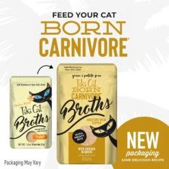 Tiki Cat Broths Chicken In Broth With Meaty Bits Grain-Free Wet Cat Food Topper, 1.3-oz Pouch, Case Of 12 12 Tiki Cat Broths Chicken In Broth With Meaty Bits Grain-Free Wet Cat Food Topper, 1.3-oz Pouch, Case Of 12 -PurePet Bites Shop 186295 PT1. AC SS1800 V1702938304