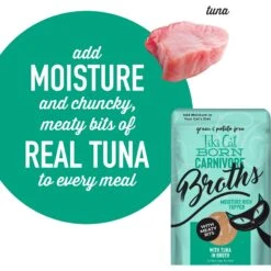 Tiki Cat Broths Tuna In Broth With Meaty Bits Grain-Free Wet Cat Food Topper, 1.3-oz Pouch, Case Of 12 -PurePet Bites Shop 186297 PT4. AC SS1800 V1702938251