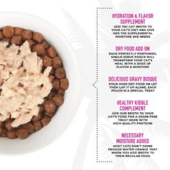 Tiki Cat Broths Salmon In Broth With Meaty Bits Grain-Free Wet Cat Food Topper, 1.3-oz Pouch, Case Of 12 -PurePet Bites Shop 186303 PT3. AC SS1800 V1702938204