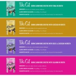 Tiki Cat Broths Variety Pack Grain-free Wet Cat Food Topper, 1.3-oz Pouch, Case Of 12 -PurePet Bites Shop 186305 PT2. AC SS1800 V1702938522