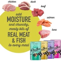 Tiki Cat Broths Variety Pack Grain-free Wet Cat Food Topper, 1.3-oz Pouch, Case Of 12 -PurePet Bites Shop 186305 PT4. AC SS1800 V1702938508