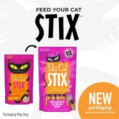 Tiki Cat Stix Chicken Grain-Free Cat Food Topper 11 Tiki Cat Stix Chicken Grain-Free Cat Food Topper -PurePet Bites Shop 187342 PT1. AC SS1800 V1702665584