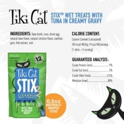Tiki Cat Stix Tuna Grain-Free Cat Treats -PurePet Bites Shop 187344 PT2. AC SS1800 V1702938467