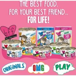 BFF Play Pate Lovers Tuna & Salmon Oh Snap Wet Cat Food -PurePet Bites Shop 192235 PT4. AC SS1800 V1649727093