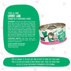 BFF Play Pate Lovers Tuna & Lamb Lovers' Lane Wet Cat Food, 2.8-oz Can, Pack Of 12 -PurePet Bites Shop 192247 PT6. AC SS1800 V1649715988