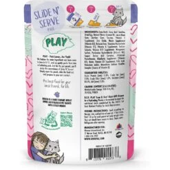 BFF Play Pate Lovers Tuna & Beef Blast Off Wet Cat Food, 3-oz Pouch, Pack Of 12 -PurePet Bites Shop 192253 PT8. AC SS1800 V1649108506