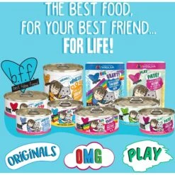 BFF Play Pate Lovers Duck & Tuna Trickster Wet Cat Food -PurePet Bites Shop 192269 PT4. AC SS1800 V1649744493