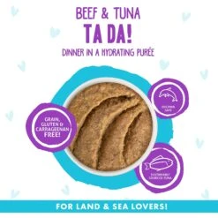 BFF Play Pate Lovers Beef & Tuna Ta Da Wet Cat Food, 3-oz Pouch, Pack Of 12 -PurePet Bites Shop 192278 PT2. AC SS1800 V1649132524