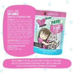 BFF Play Pate Lovers Duck & Tuna Tap Dance Wet Cat Food, 3-oz Pouch, Pack Of 12 17 BFF Play Pate Lovers Duck & Tuna Tap Dance Wet Cat Food, 3-oz Pouch, Pack Of 12 -PurePet Bites Shop 192280 PT6. AC SS1800 V1649108509