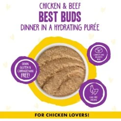 BFF Play Pate Lovers Chicken & Beef Best Buds Wet Cat Food, 2.8-oz Can, Pack Of 12 -PurePet Bites Shop 192287 PT2. AC SS1800 V1657656135