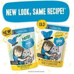 BFF Play Pate Lovers Chicken Cherish Wet Cat Food, 3-oz Pouch, Pack Of 12 -PurePet Bites Shop 192298 PT5. AC SS1800 V1649118735