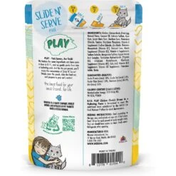 BFF Play Pate Lovers Chicken Cherish Wet Cat Food, 3-oz Pouch, Pack Of 12 -PurePet Bites Shop 192298 PT8. AC SS1800 V1649133845