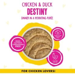BFF Play Pate Lovers Chicken & Duck Destiny Wet Cat Food, 3-oz Pouch, Pack Of 12 -PurePet Bites Shop 192302 PT2. AC SS1800 V1649120846