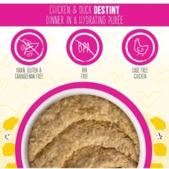 BFF Play Pate Lovers Chicken & Duck Destiny Wet Cat Food, 3-oz Pouch, Pack Of 12 -PurePet Bites Shop 192302 PT5. AC SS1800 V1565818357