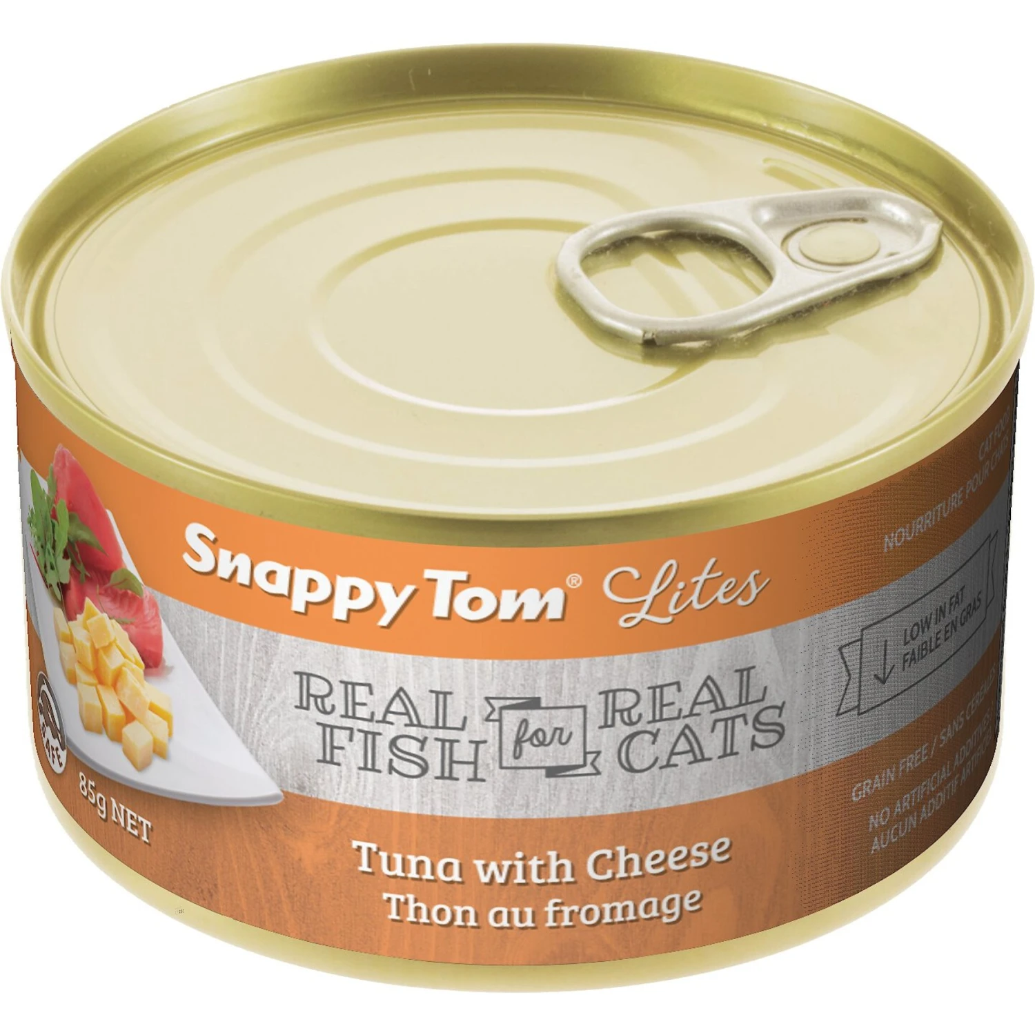 Snappy Tom Lites Tuna With Cheese Canned Cat Food 3 Snappy Tom Lites Tuna With Cheese Canned Cat Food