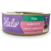 Halo Salmon Recipe Pate Grain-Free Indoor Cat Canned Cat Food -PurePet Bites Shop 194492 MAIN. AC SS1800 V1594236355