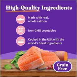 Halo Salmon Recipe Pate Grain-Free Indoor Cat Canned Cat Food -PurePet Bites Shop 194492 PT2. AC SS1800 V1631064369