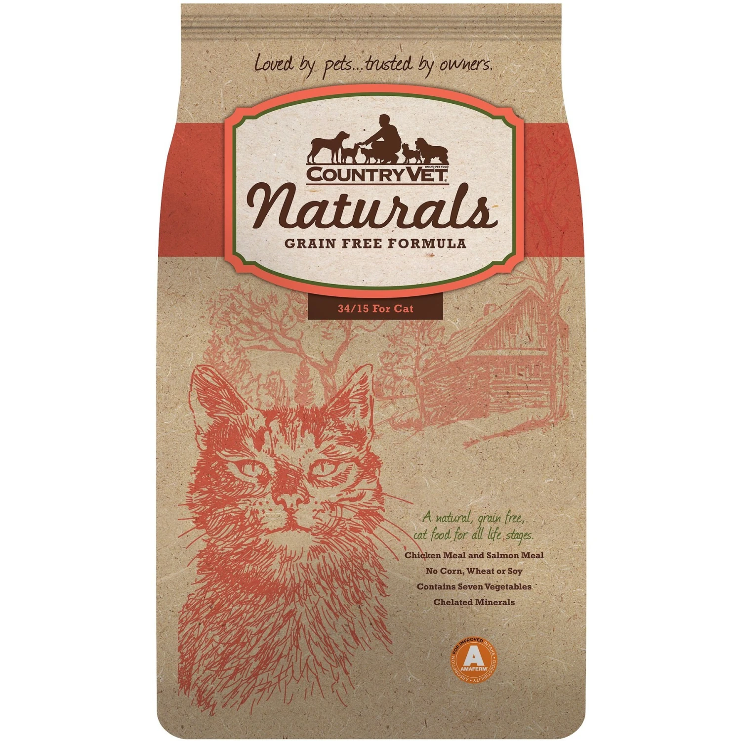 Country Vet Naturals 34-15 Grain-Free Cat Food 3 Country Vet Naturals 34-15 Grain-Free Cat Food
