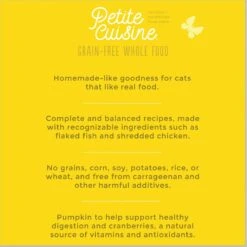 Petite Cuisine Sister Rose's Tuna, Pumpkin & Ocean Whitefish Entrée In Broth Grain-Free Wet Cat Food, 2.8-oz Can, Case Of 24 -PurePet Bites Shop 200544 PT4. AC SS1800 V1571282075