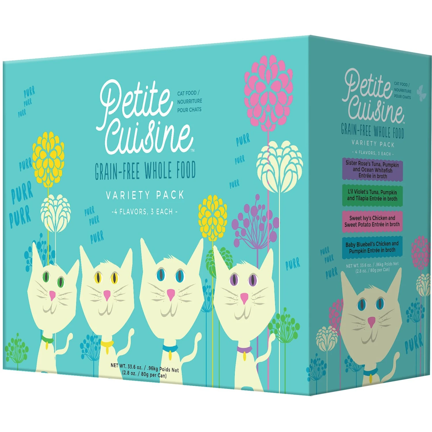 Petite Cuisine Variety Pack Grain-Free Wet Cat Food, 2.8-oz Can, Case Of 12 3 Petite Cuisine Variety Pack Grain-Free Wet Cat Food, 2.8-oz Can, Case Of 12