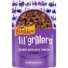 Friskies Lil' Grillers Seared Cuts With Turkey In Gravy Wet Cat Food, 1.55-oz Pouches, Case Of 16 -PurePet Bites Shop 202279 MAIN. AC SS1800 V1695677449