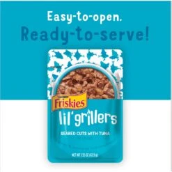 Friskies Lil' Grillers Seared Cuts With Tuna In Gravy Wet Cat Food, 1.55-oz Pouches, Case Of 16 18 Friskies Lil' Grillers Seared Cuts With Tuna In Gravy Wet Cat Food, 1.55-oz Pouches, Case Of 16 -PurePet Bites Shop 202285 PT7. AC SS1800 V1695931949