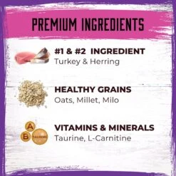 Inception Turkey & Herring Meal Recipe Dry Cat Food 13 Inception Turkey & Herring Meal Recipe Dry Cat Food -PurePet Bites Shop 205308 PT2. AC SS1800 V1642568850