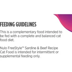 Nulo FreeStyle Sardine & Beef In Broth Cat Food Topper -PurePet Bites Shop 209715 PT6. AC SS1800 V1666733930