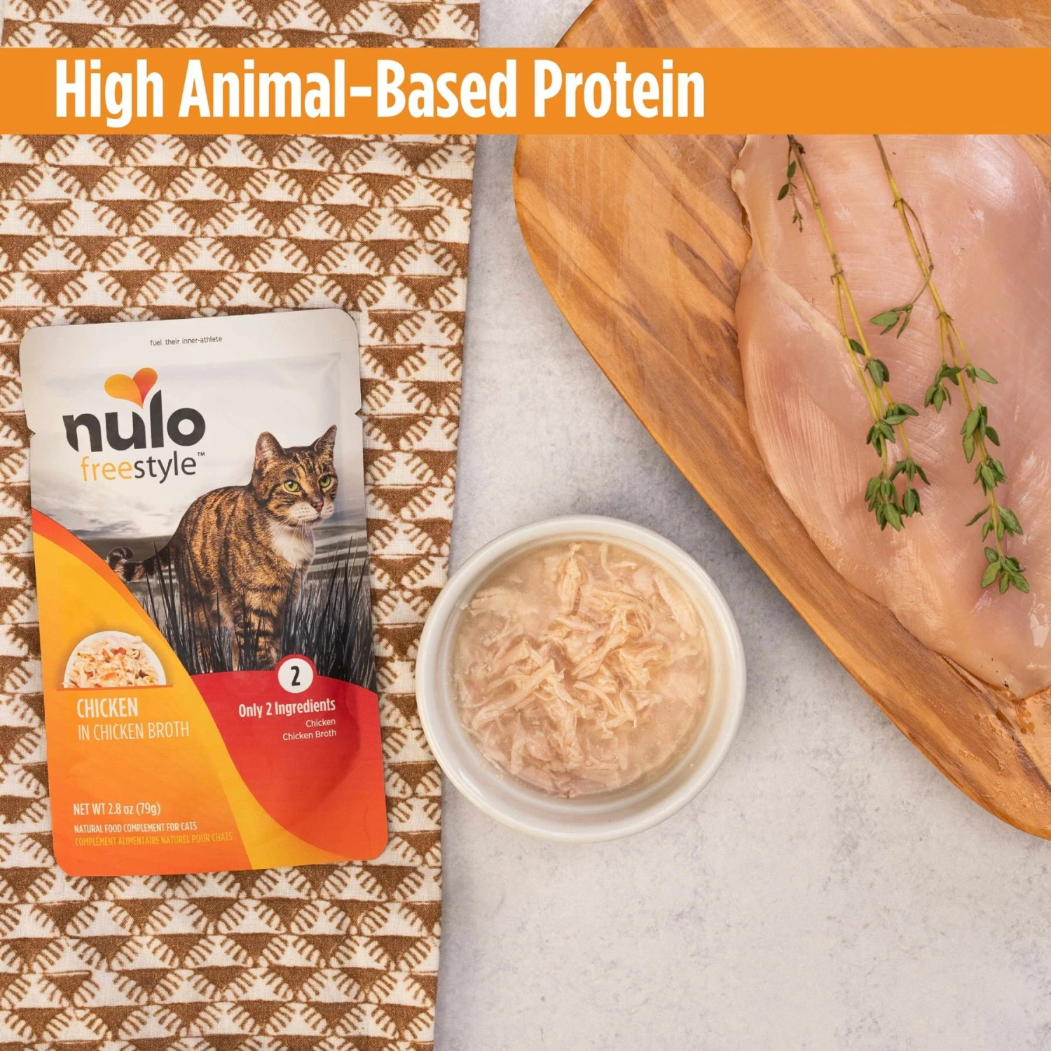 Nulo FreeStyle Chicken In Broth Cat Food Topper 4 Nulo FreeStyle Chicken In Broth Cat Food Topper - Image 3