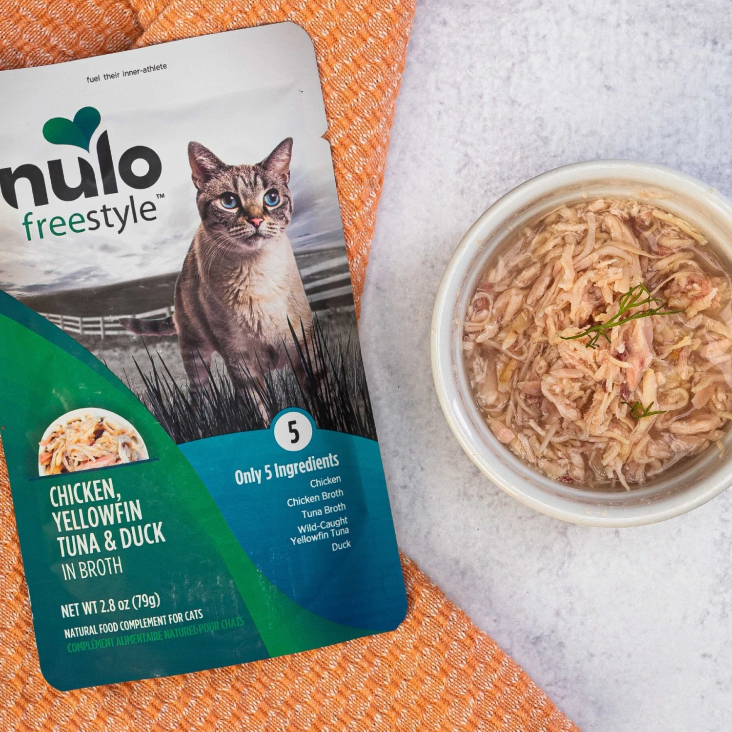 Nulo FreeStyle Chicken, Yellowfin Tuna & Duck In Broth Cat Food Topper 10 Nulo FreeStyle Chicken, Yellowfin Tuna & Duck In Broth Cat Food Topper - Image 8