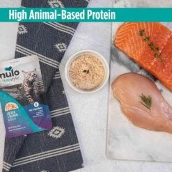 Nulo FreeStyle Chicken & Salmon In Broth Cat Food Topper -PurePet Bites Shop 209723 PT2. AC SS1800 V1666733137