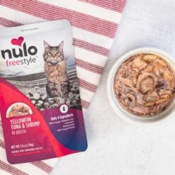 Nulo FreeStyle Yellowfin Tuna & Shrimp In Broth Cat Food Topper -PurePet Bites Shop 209725 PT7. AC SS1800 V1666732826