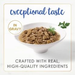 Fancy Feast Gourmet Naturals Natural Rainbow Trout Recipe In Gravy Canned Cat Food, 3-oz Can, Case Of 12 -PurePet Bites Shop 214801 PT2. AC SS1800 V1677103481