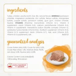 Fancy Feast Gourmet Naturals Turkey Recipe Pate Canned Cat Food, 3-oz Can, Case Of 12 -PurePet Bites Shop 214803 PT5. AC SS1800 V1677102861