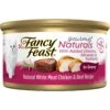 Fancy Feast Gourmet Naturals Natural White Meat Chicken & Beef Recipe In Gravy Canned Cat Food, 3-oz Can, Case Of 12 -PurePet Bites Shop 214805 MAIN. AC SS1800 V1677102457