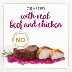 Fancy Feast Gourmet Naturals Natural White Meat Chicken & Beef Recipe In Gravy Canned Cat Food, 3-oz Can, Case Of 12 -PurePet Bites Shop 214805 PT4. AC SS1800 V1677103477
