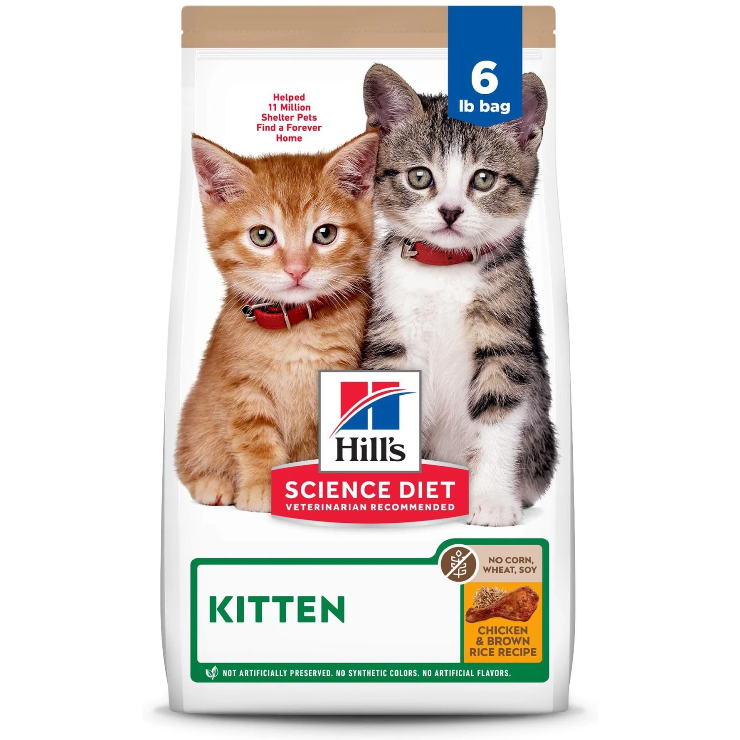 Hill's Science Diet Kitten Chicken & Brown Rice Recipe Dry Cat Food 3 Hill's Science Diet Kitten Chicken & Brown Rice Recipe Dry Cat Food
